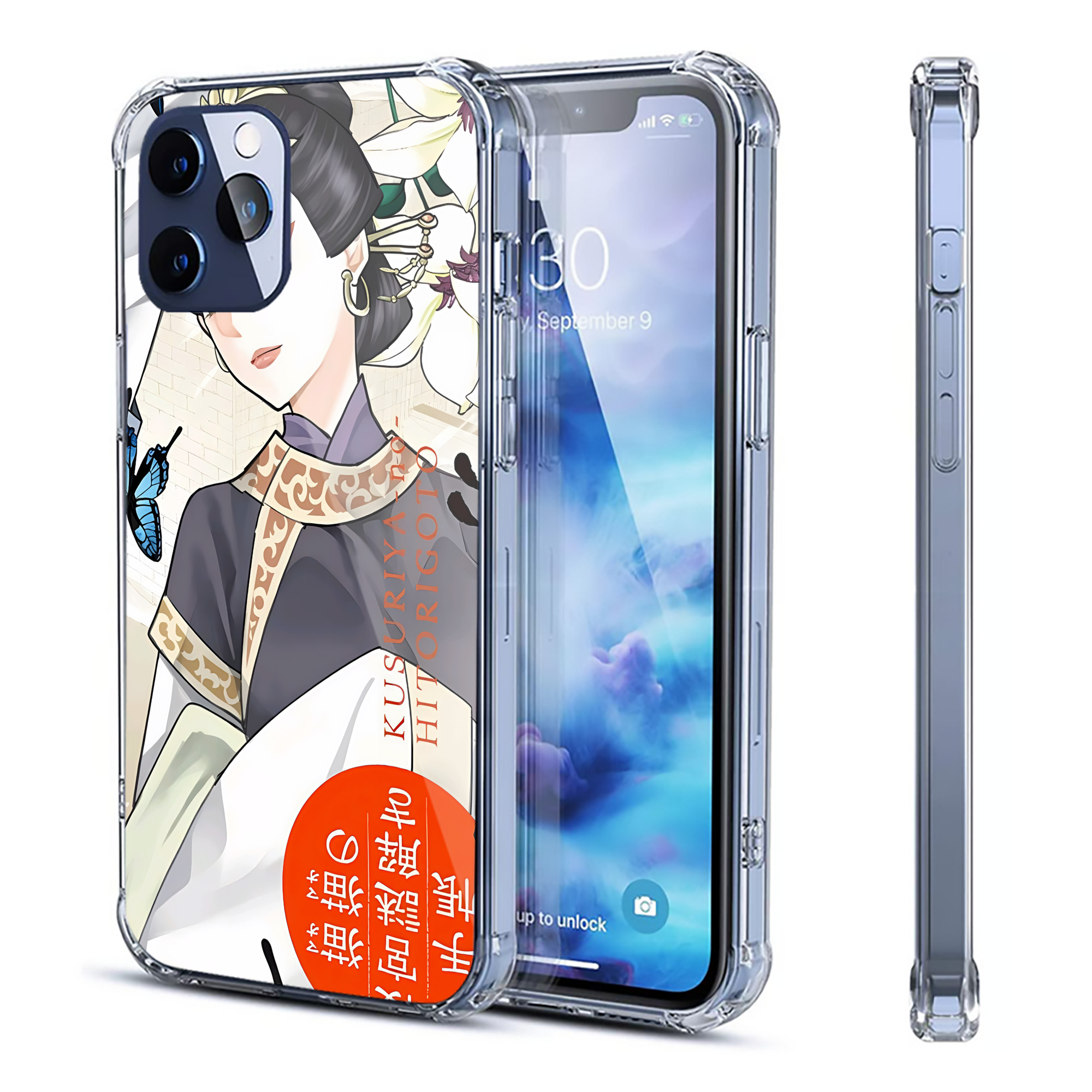 （画像用） 薬屋のひとりごと The Apothecary Diaries 【iPhone 12シリーズ対応】透明スマホケース（クリアソフトケース）